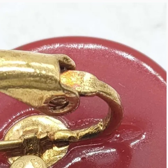 CHANEL 01A Peony Earrings - Picture 9 of 9